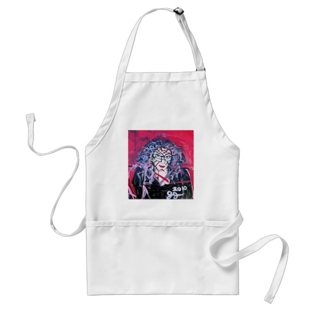 WILD HAIR ABSTRACTION STANDARD APRON (Front)