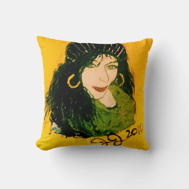 WILD HAIR AS RASTA CUSHION (Front)