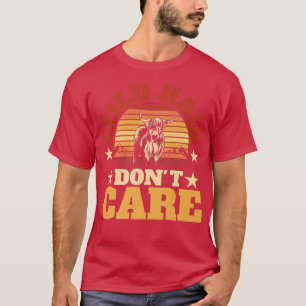 Wild Hair Don't Care Cow Cattle Breeder Calf Farme T-Shirt