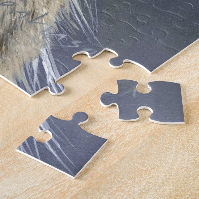 Wild Hare Puzzel Jigsaw Puzzle (Side)