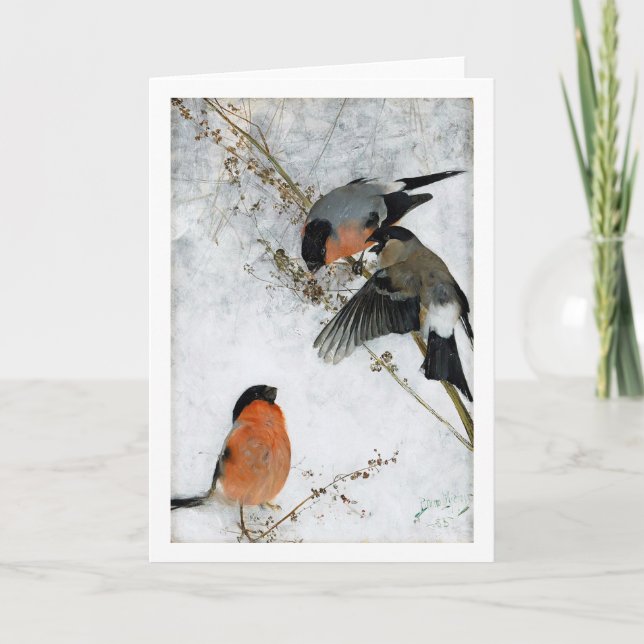 Wild Hare (Rabbit) Studies, Bruno Liljefors Card (Front)