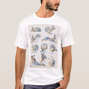 Wild Hare (Rabbit) Studies, Bruno Liljefors T-Shirt