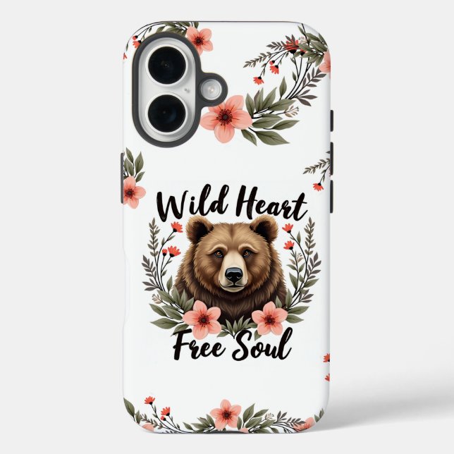 Wild Heart Free Soul Iphone Case  (Back)
