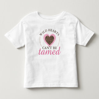 Wild Hearts Can't Be Tamed Leopard Kids T-shirt