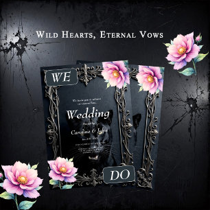 Wild Hearts, Eternal Vows.  Invitation