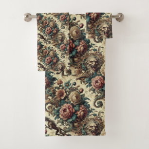 Wild Hearts & Gaunt Dogs – Gothic Victorian Bath Towel Set