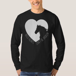 Wild Hearts Horse Horseback Riding T-Shirt