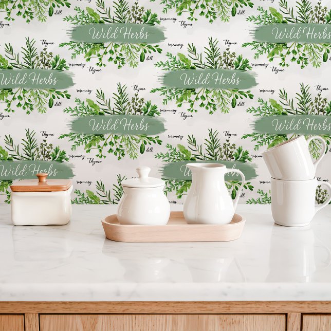 Wild Herbs Kitchen Wallpaper (Creator Uploaded)