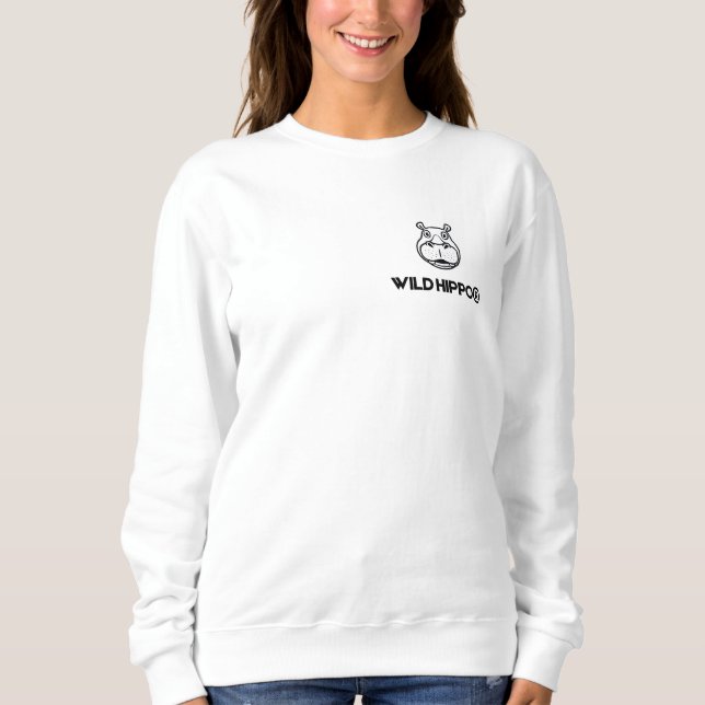 WILD HIPPO® Signature Graphic Tee – Premium Combed (Front)