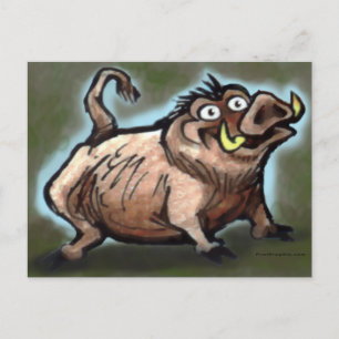 Wild Hog Postcard