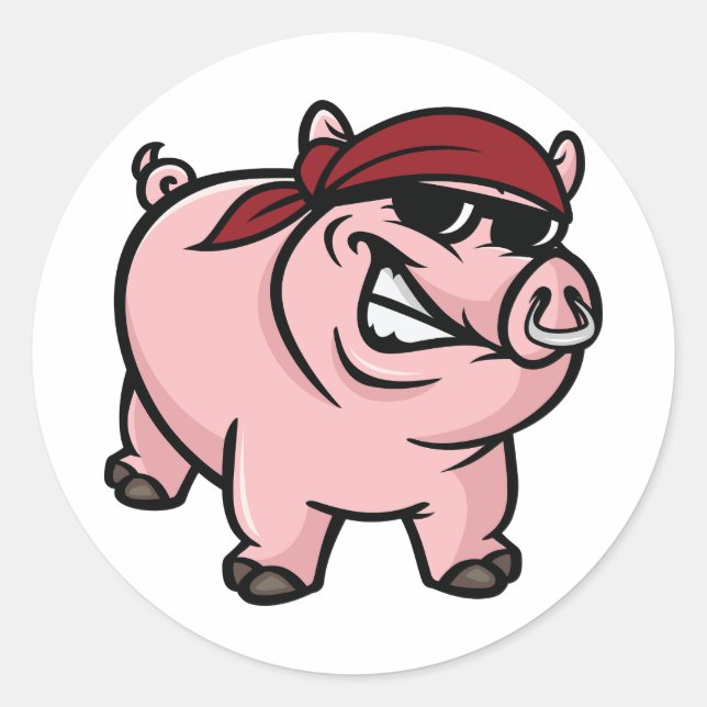 Wild Hog Stickers (Front)