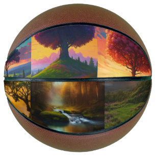 "Wild Hoops: Nature-Inspired Basketball for Outdoo