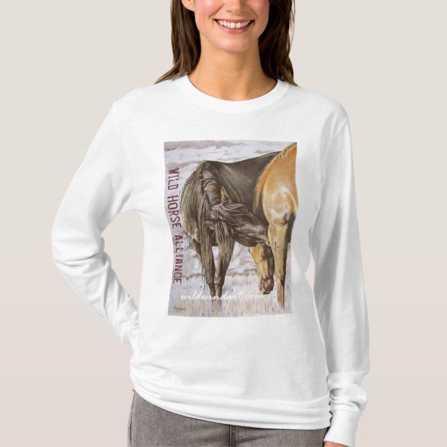 Wild Horse Alliance Hoodie "Brother Bonds" T-Shirt (Front)