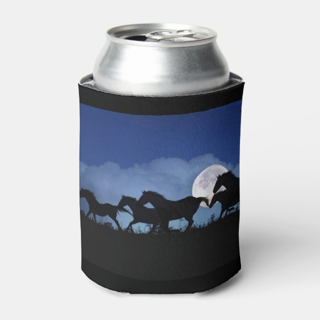 Wild Horse and Moon Cosy Cup Can Cooler (Can Front)