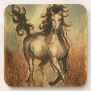 Wild Horse and Warm Colours Coaster