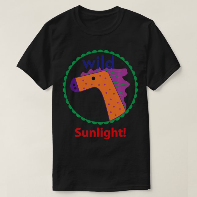 Wild Horse art Sunlight  T-Shirt (Design Front)