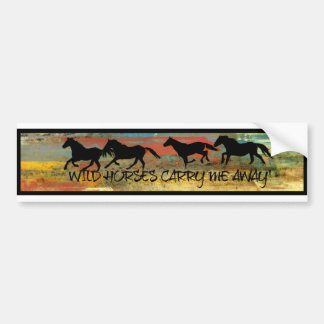 Wild Horse bumper sticker