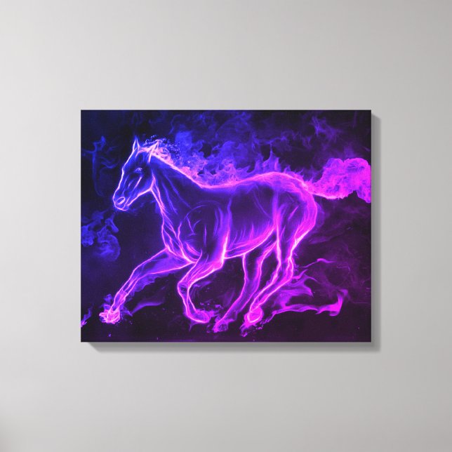 Wild horse canvas print (Front)