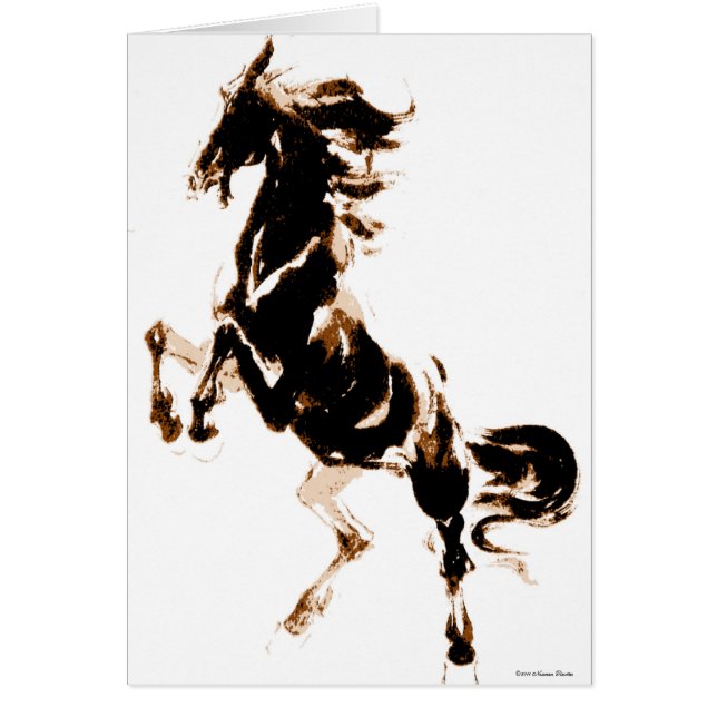 Wild Horse Card (Front)