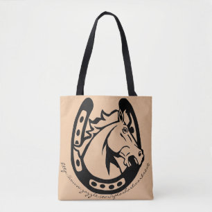 "Wild horse couldn't make me" Tote Bag