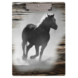 Wild Horse Galloping Clipboard