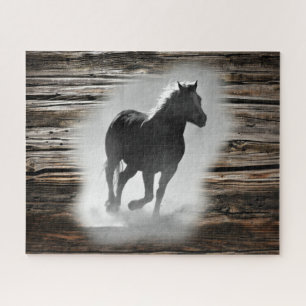 Wild Horse Galloping Jigsaw Puzzle