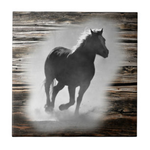 Wild Horse Galloping Tile