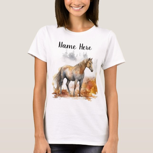 Wild Horse No. 1 Personalised T-Shirt (Front)