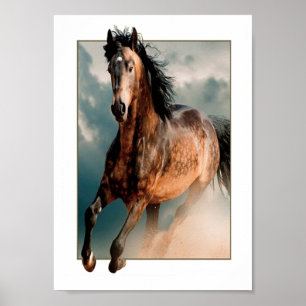 Wild horse poster