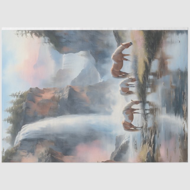 Wild Horse River Tissue Paper (Front)