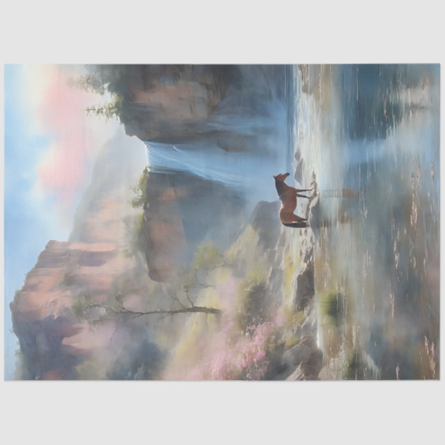 Wild Horse River Tissue Paper (Front)