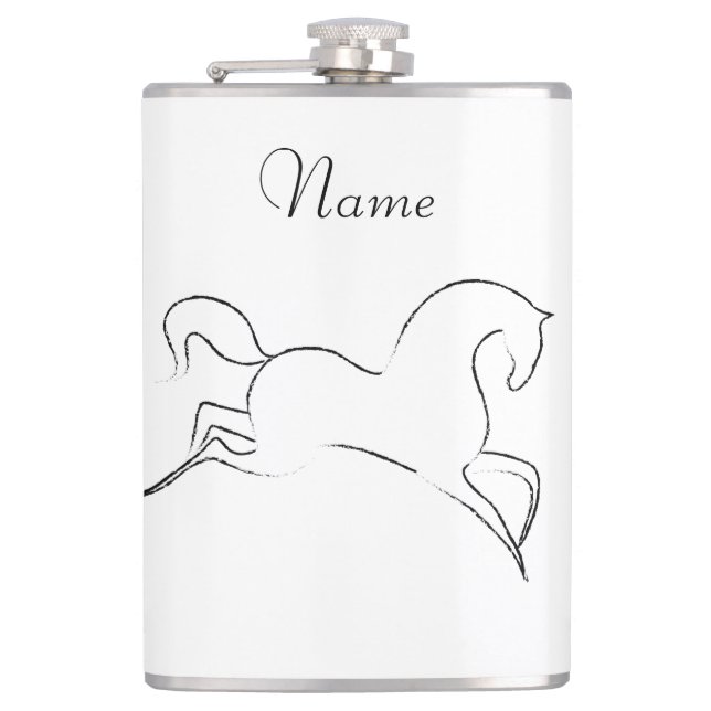 Wild Horse Thunder_Cove  Hip Flask (Front)