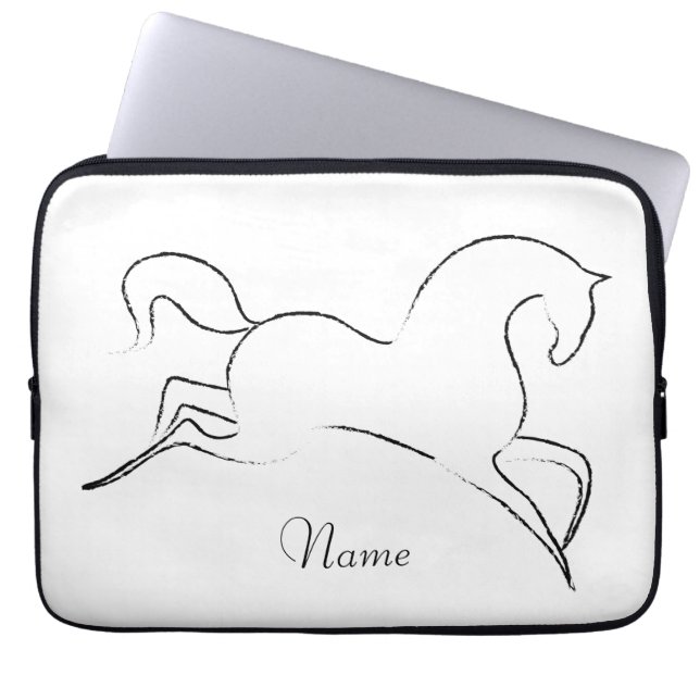 Wild Horse Thunder_Cove  Laptop Sleeve (Front)
