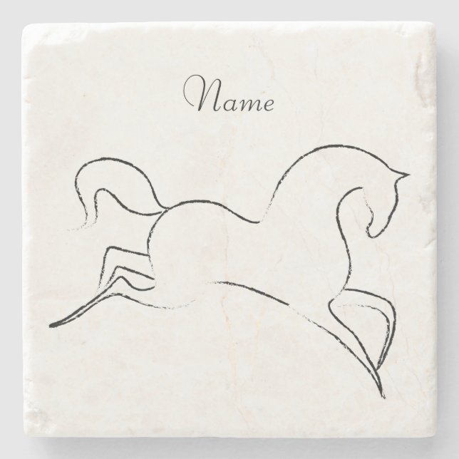 Wild Horse Thunder_Cove Stone Coaster (Front)