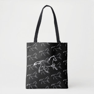 Wild horse tote bag