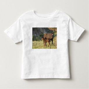 Wild Horses at Theodore Roosevelt National Park Toddler T-Shirt