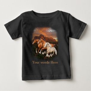 Wild Horses Baby T-Shirt