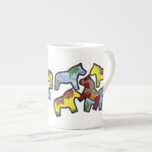 Wild Horses Bone China Mug