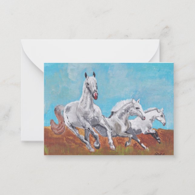 Wild Horses Card (Front)