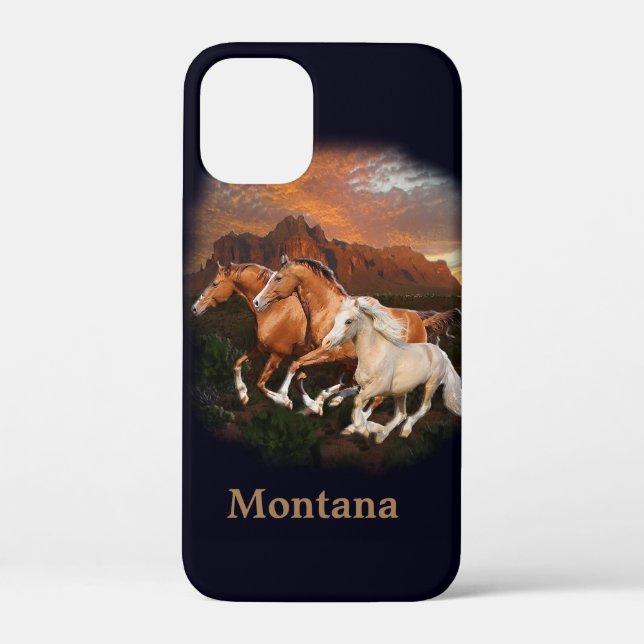 Wild Horses Case-Mate iPhone Case (Back)