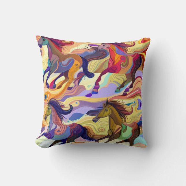 Wild Horses Cushion (Front)