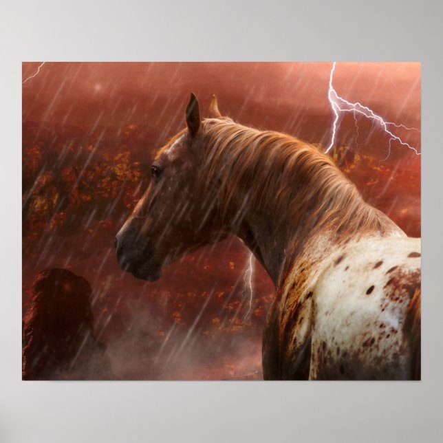 WILD HORSES DESERT STORM POSTER (Front)