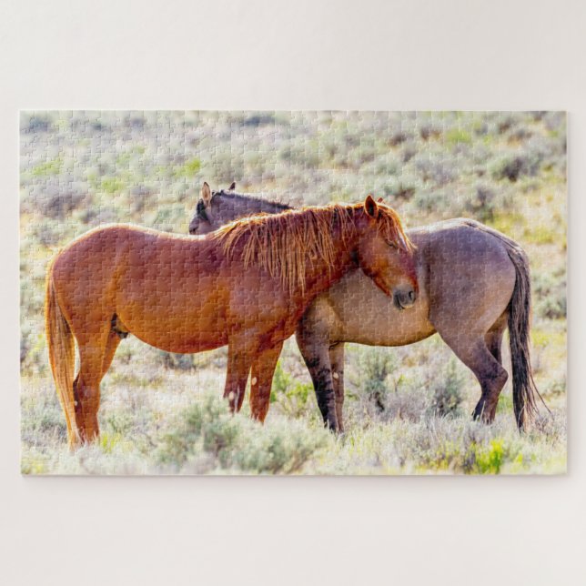 Wild Horses Jigsaw Puzzle (Horizontal)