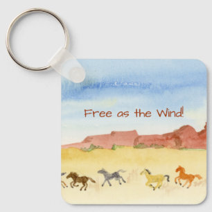 Wild Horses Key Ring