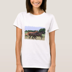 Wild Horses Ladies Fitted Shirt