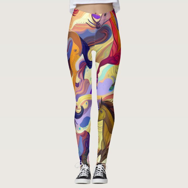 Wild Horses Leggings (Front)