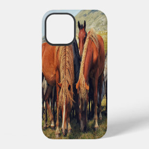 Wild Horses Livno Nature Scene iPhone 12 Case