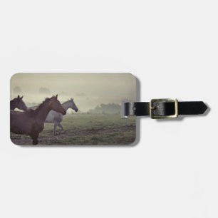 Wild horses luggage tag