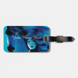 Wild Horses Luggage Tag