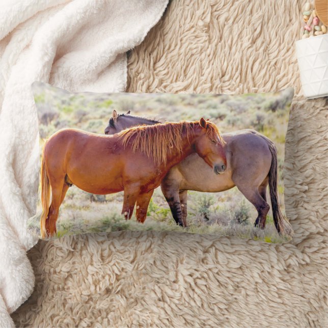 Wild Horses Lumbar Cushion (Blanket)